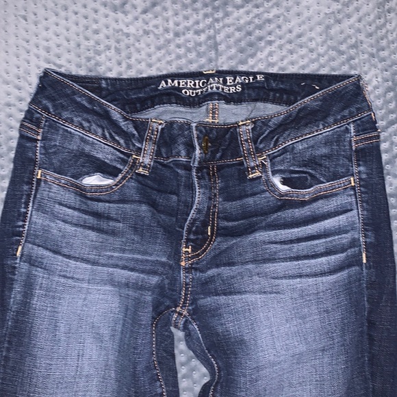 American Eagle jegging size 4 blue Jean - Picture 2 of 4